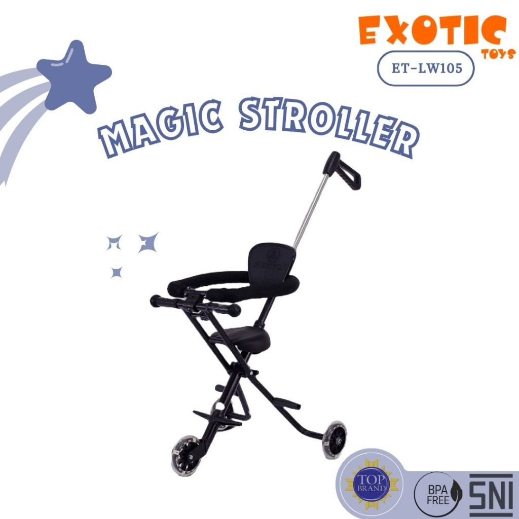 Spacebaby Magic Stroller Kereta Dorong Anak Exotic Toys ET LW105