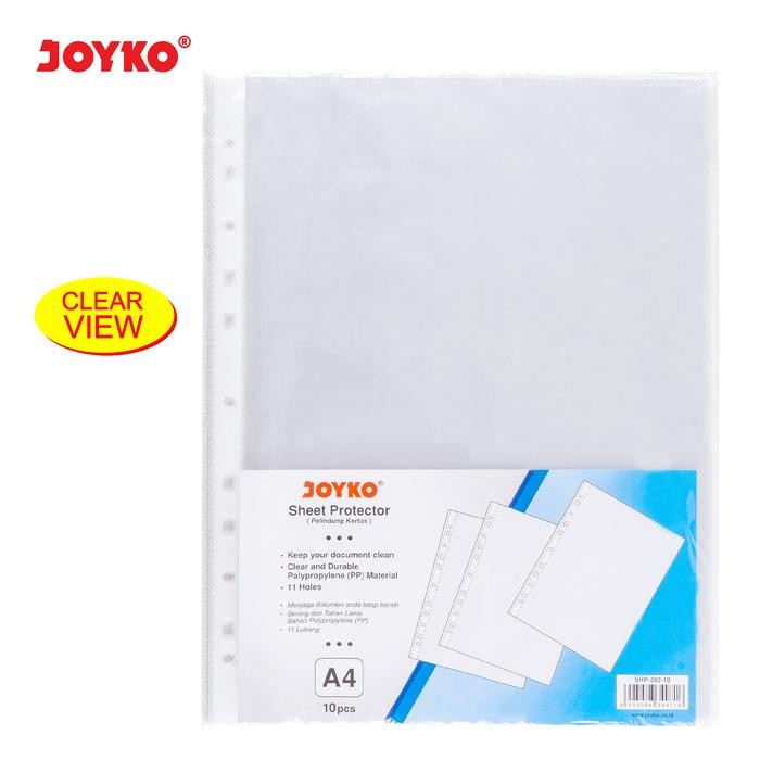 

JOYKO SHEET PROTECTOR A4 F4 PLASTIK PP POCKET A4 F4 FOLIO [100PACKS] - A4