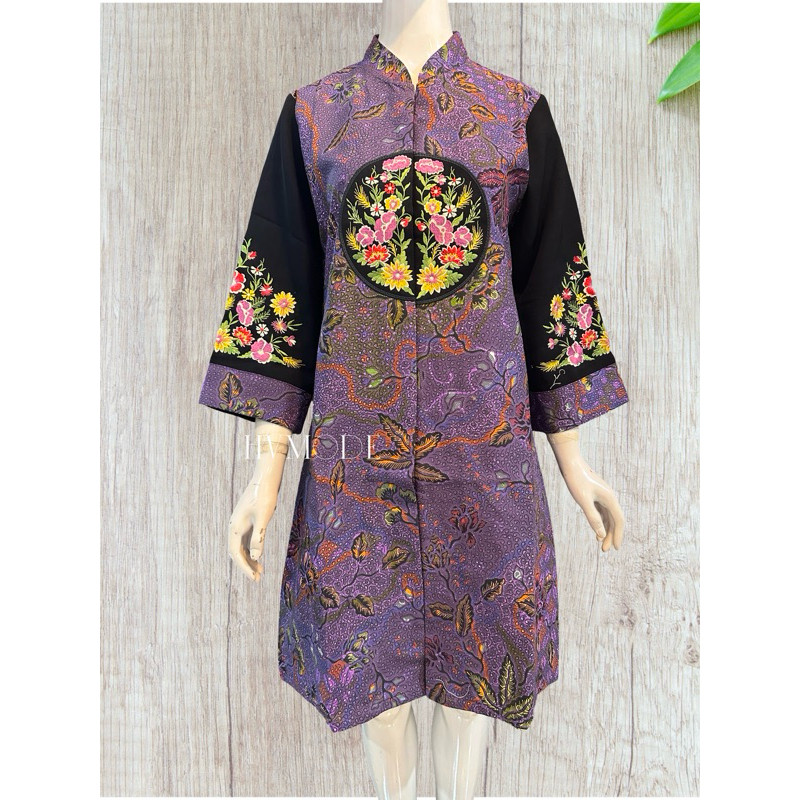 Dres Wanita Tunik Premium Batik Sultan - Evan