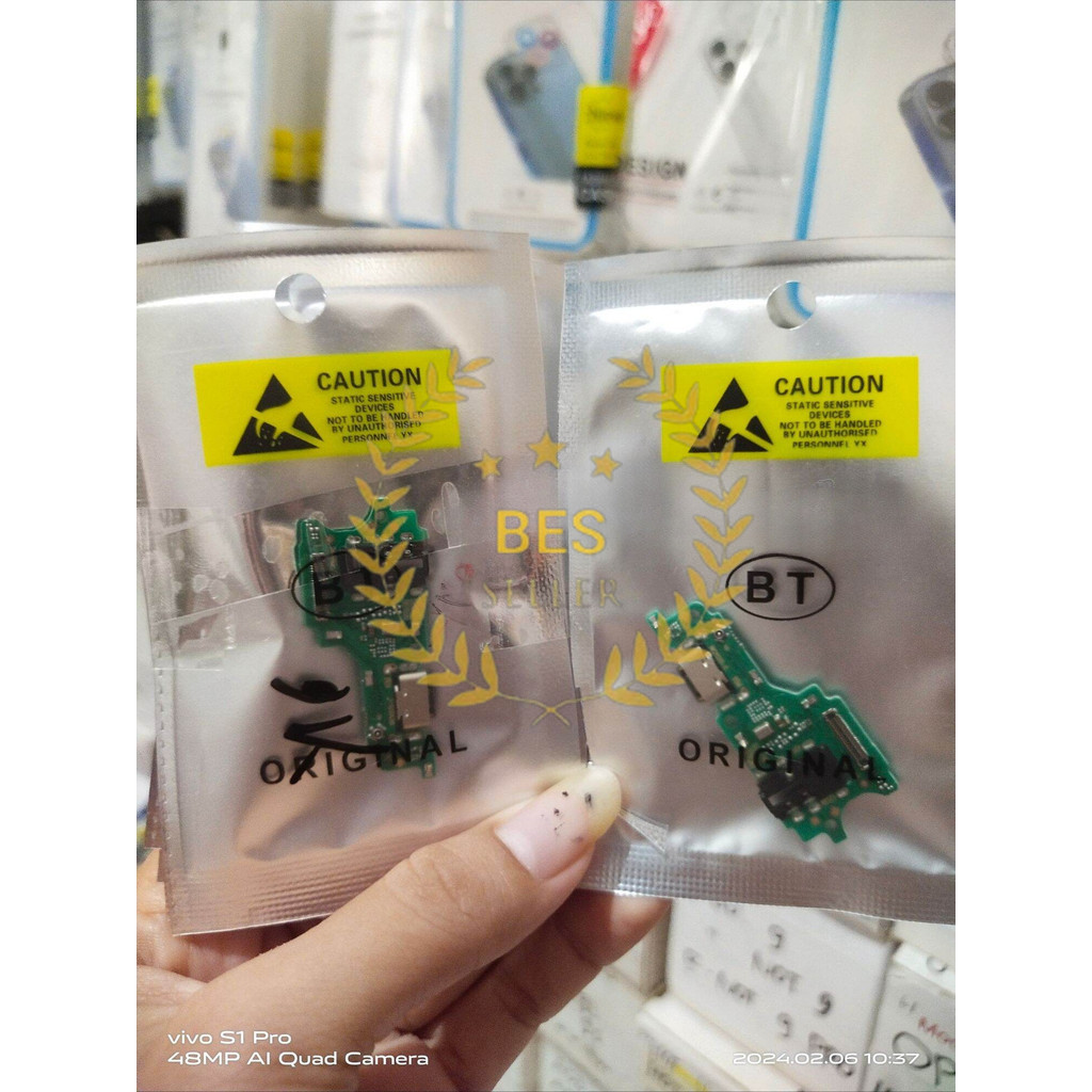 Papan Cas VIVO Y16/ Konektor Cas PCB Board Plug in Flexible Cas Con Cas Vivo Y16