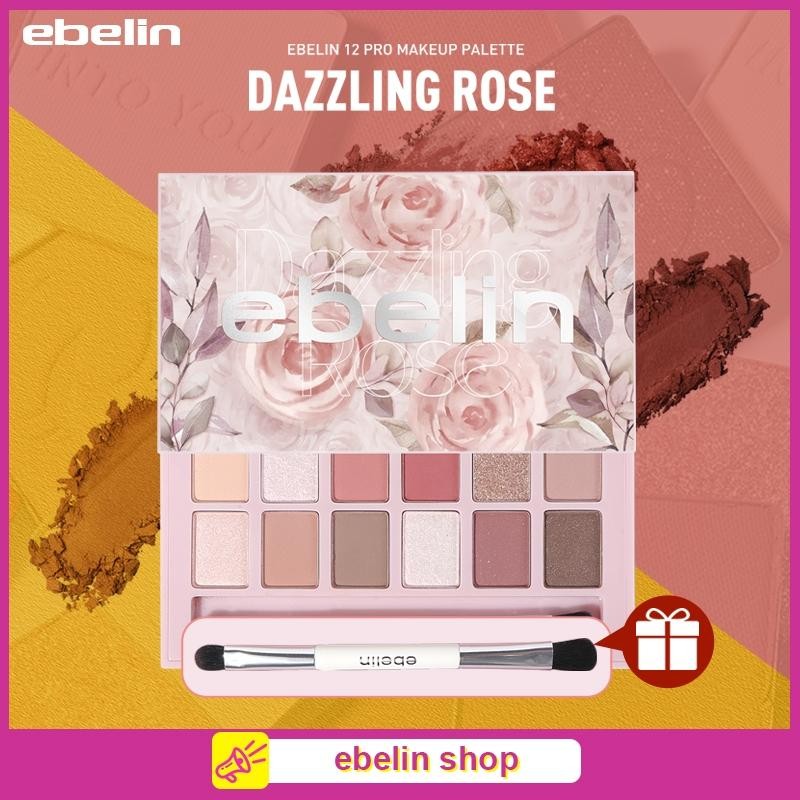 EE202 ebelin  Dasique Eyeshadow Eyeshadow Palette Lengkap Eyeshadow Murah Palet Eyeshadow Multiple F
