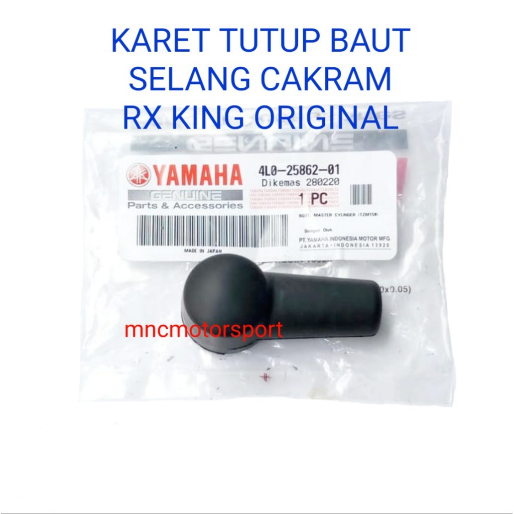 KARET TUTUP BAUT SELANG CAKRAM RX KING ORIGINAL 4L0 25862 01