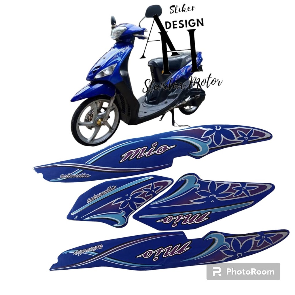 Stiker Striping Motor Yamaha Mio Sporty Kembang 2005 Full Body Motorcycle striping mio sporty  origi