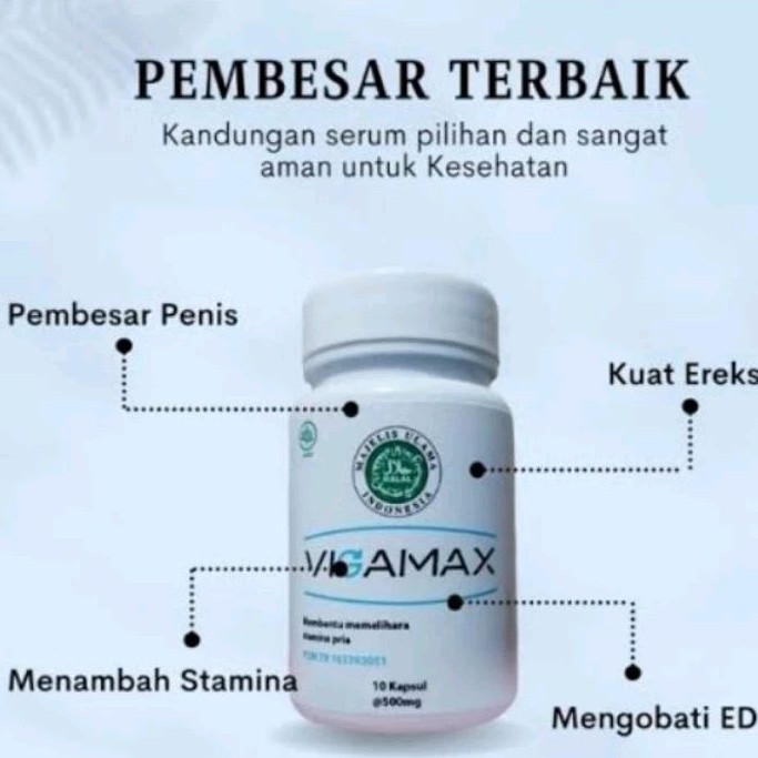 "VIGAMAX"Asli Original Suplemen Multivitamin Pria Dewasa - Halal BPOM