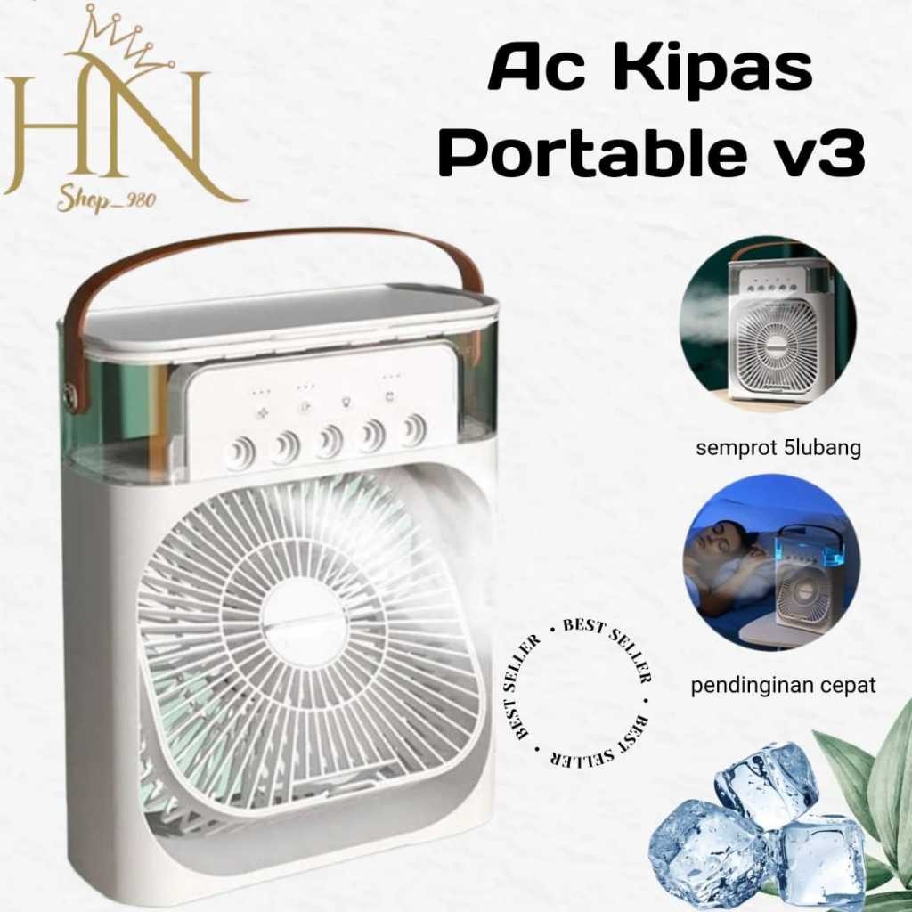 AC mini portable V3 plus kipas angin 600ML