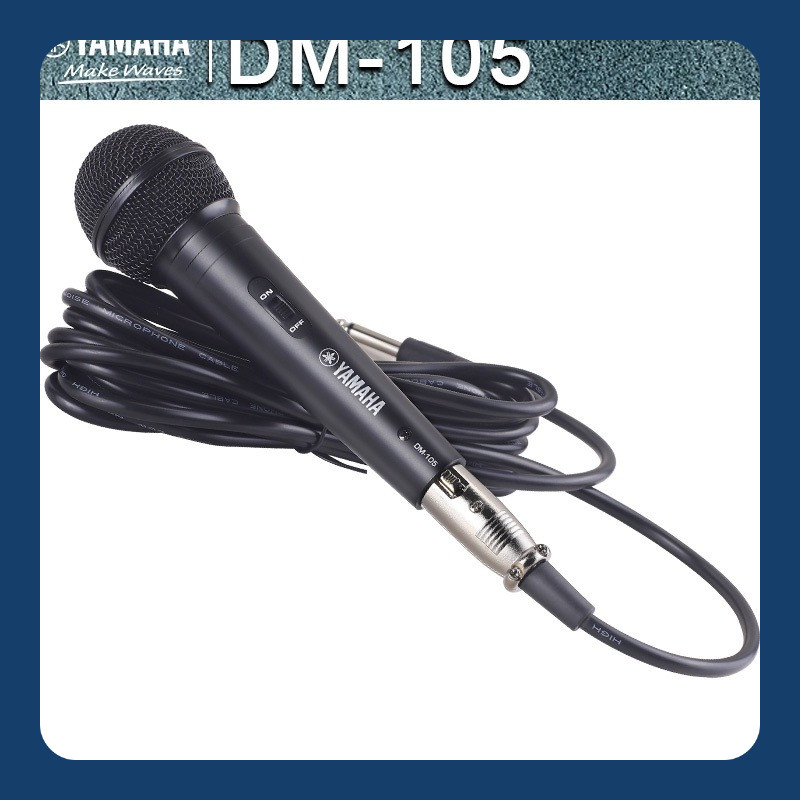 yamaha/original DM-105,wired microphone,mic kabel,microphone kabel,mic karaoke,kabel mik,mikrofon ka