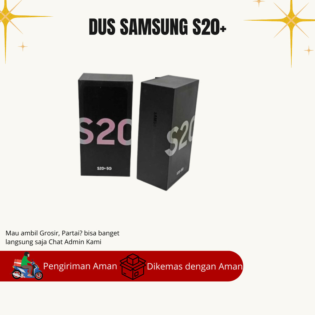 

Dus Box Kotak Samsung S20+ Fulset Accesories / Box Only Termurah