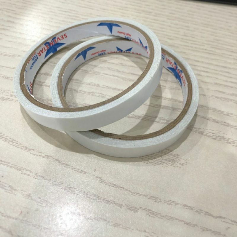 

Double Tape putih Isolasi Bolak Balik Sevenstar 6mm - SAN BWI