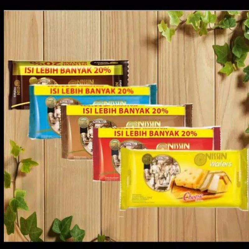 

Nissin wafer 100 gram milk / stobery / cheese /peanut/ coklat - ARM