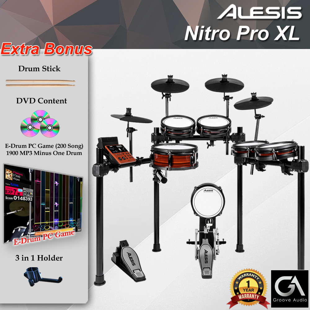 Drum Alesis NITRO PRO XL Electric Drum Elektrik Set Original