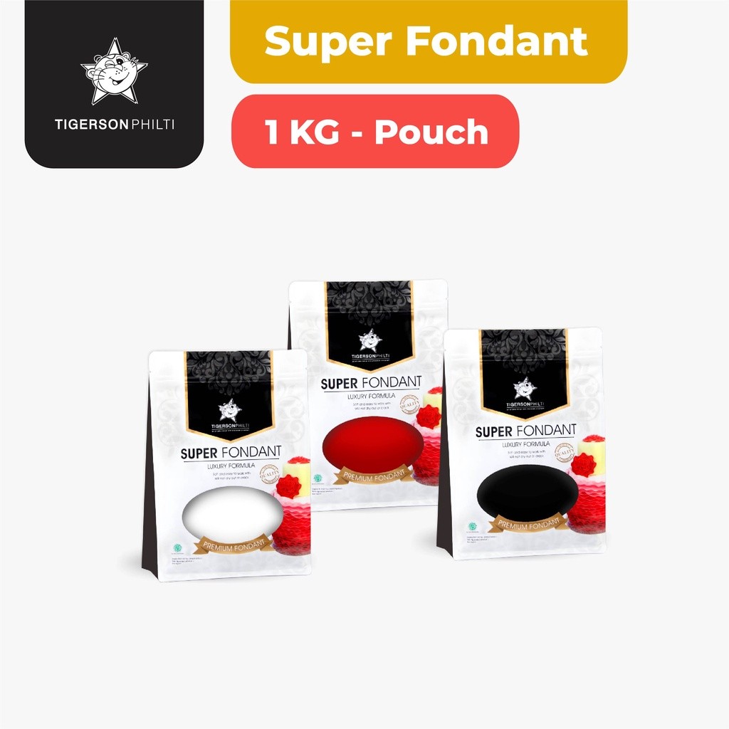 

Super Fondant/Plastic Icing 1 Kg by Tigerson Philti