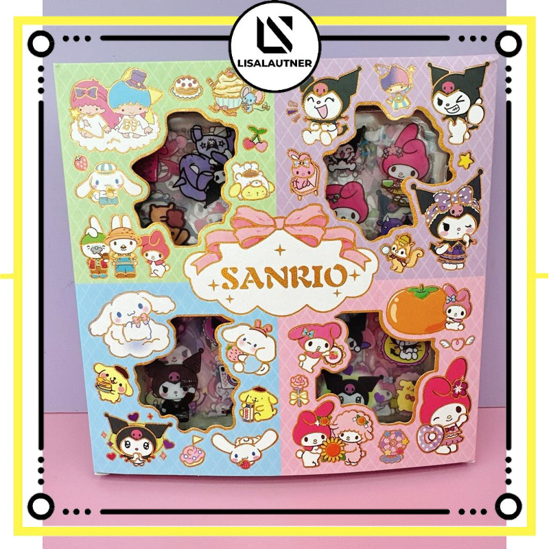

Mi Stiker Momo Isi 100 Stiker Besar Sanrio Mix Tempelan Stiker Mainan Anak