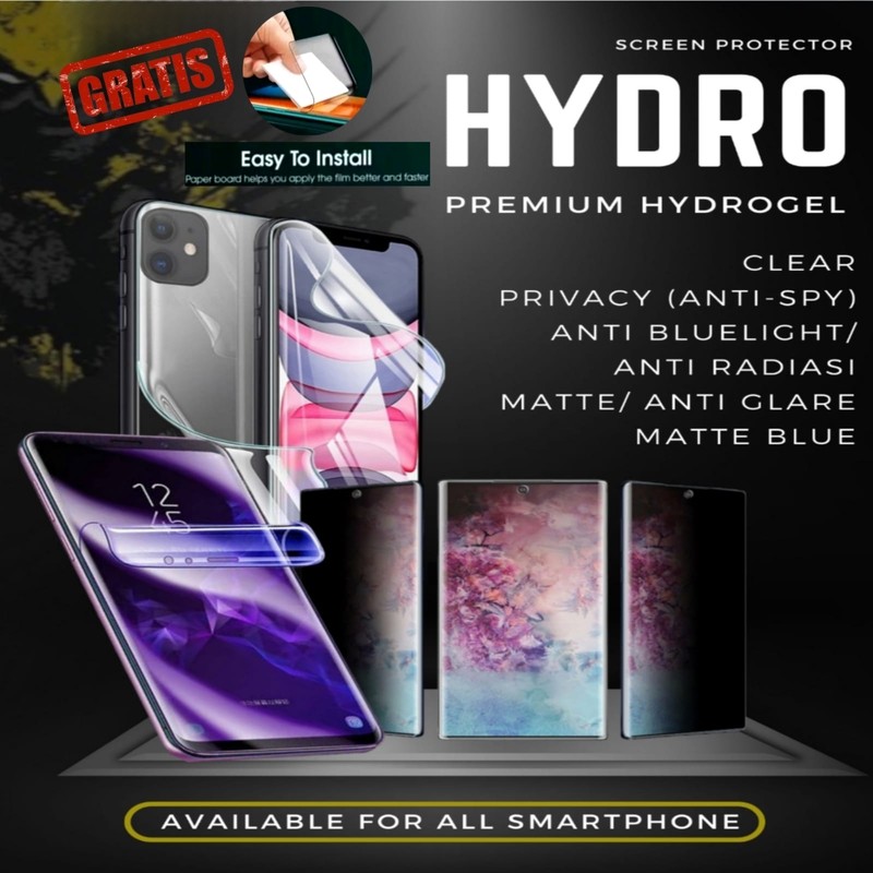 HYDROGEL HD OPPO RENO 11 PRO 5G 11 5G 11F 5G 10 PRO PLUS 5G 10 PRO 5G 10 TG RENO 4 4F 4 PRO 3 3 PRO 