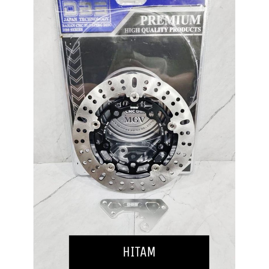 piringan cakram DBS NMAX AEROX PCX BEAT VARIO original dbs premium series - Hitam, nmax/aerox 155