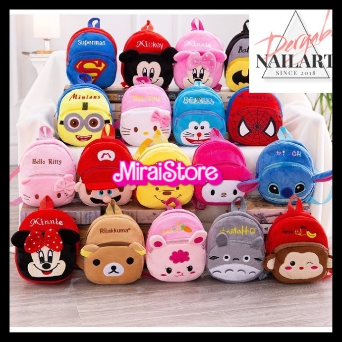 Tas Ransel Anak Anak Karakter / Tas Anak Kecil / Tas Sekolah / TAS RANSEL ANAK TK & SD di Banjarmasi
