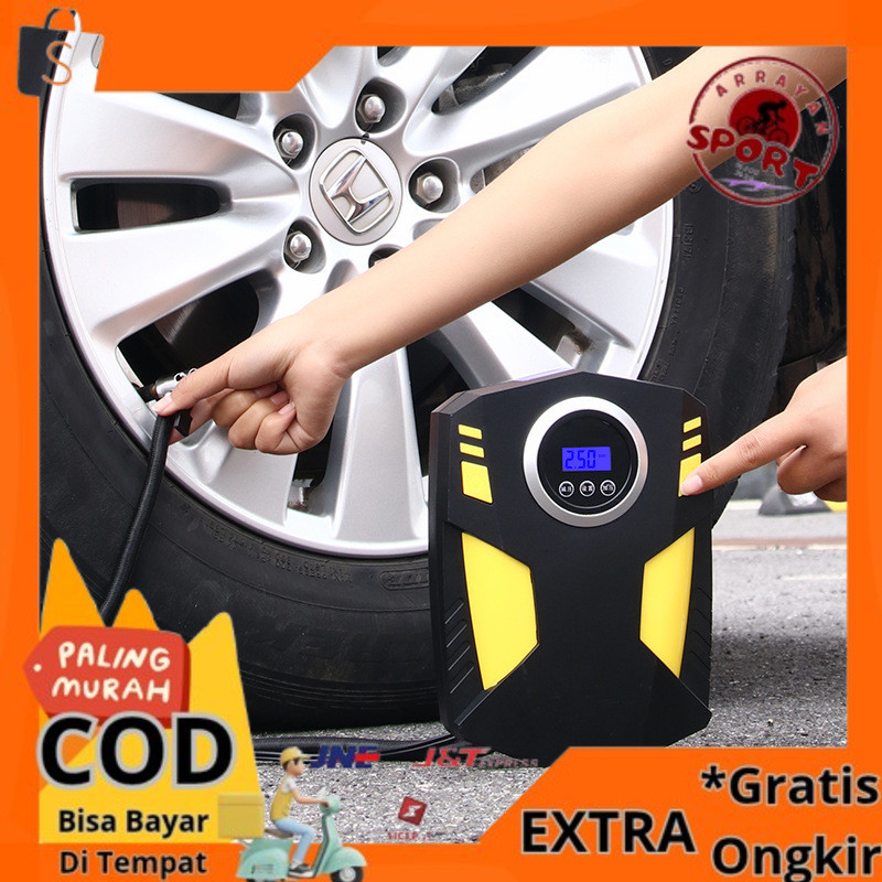 OTOHEROES Inflator Pompa Angin Ban Mobil Elektrik LCD Display