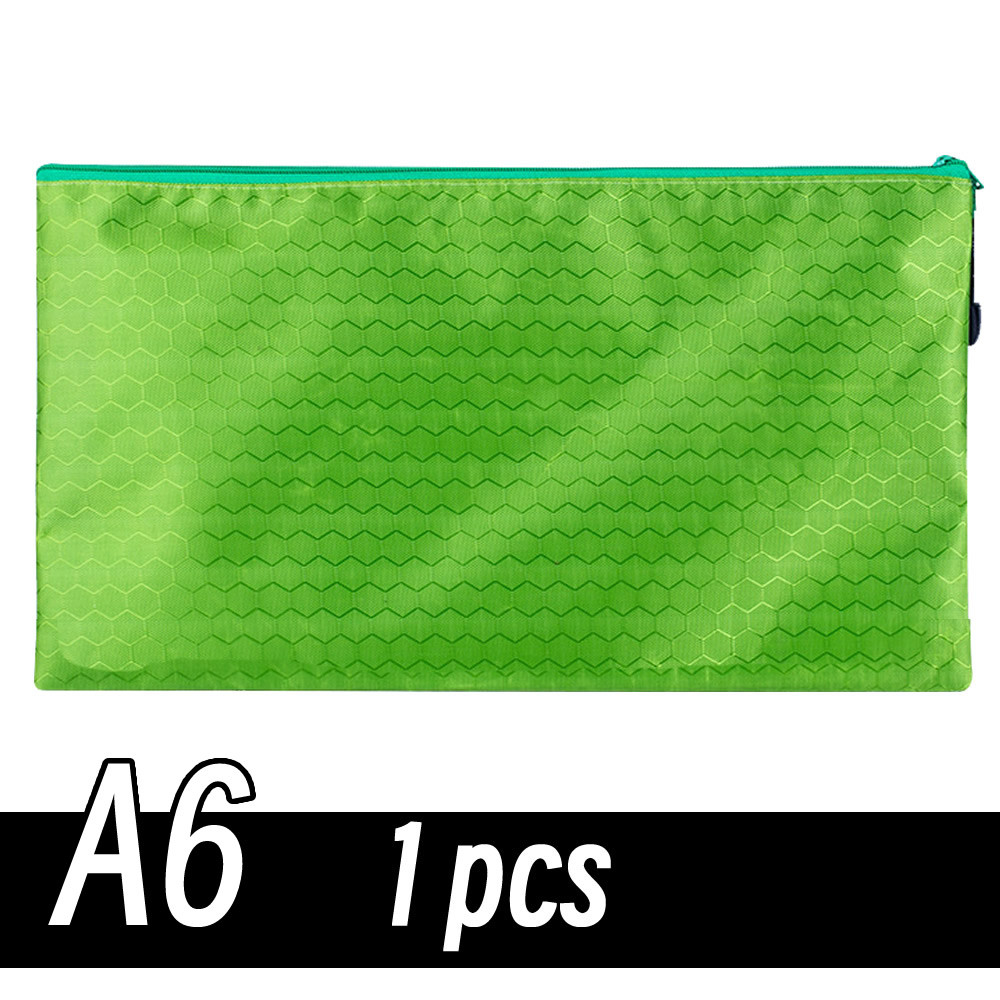 

A4/A6 Pencil Bag Zipper Pouch Document Puzzle Bag Waterproof Zip File Folders Pencil Case Storage Bags School Office Supplies