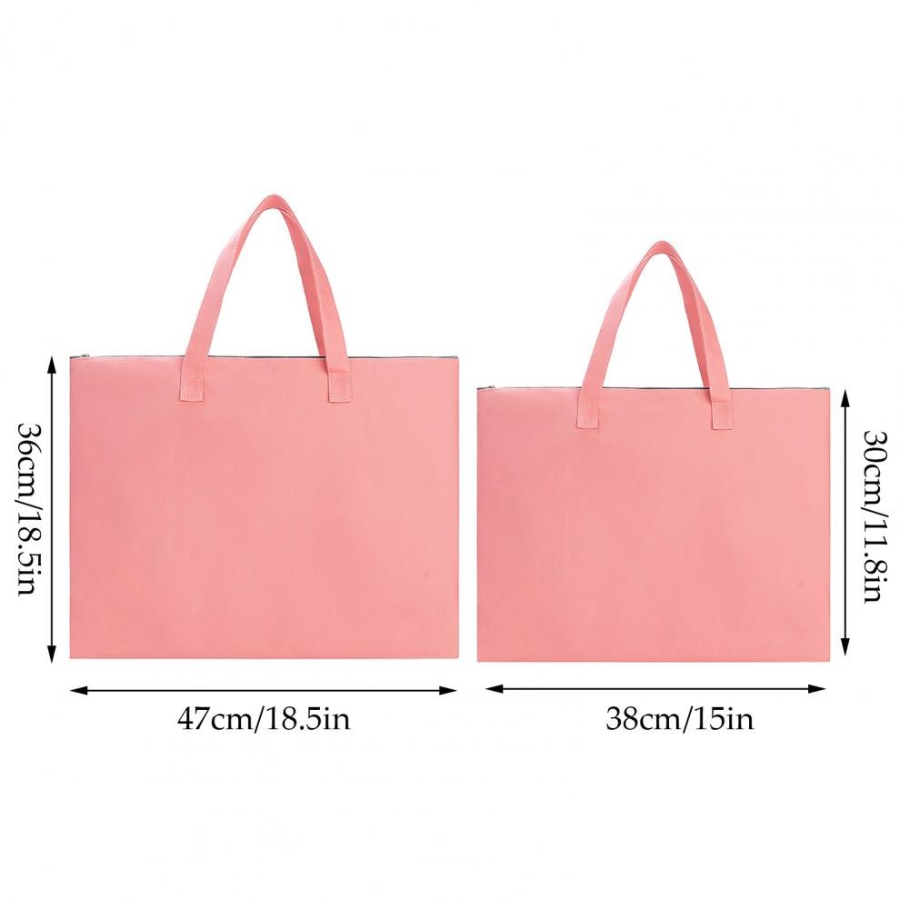 

Art Portfolio Bag A3 A4 Art Folder Filing Carrying Case with Handle Waterproof Tote Bag for Poster Scrapbook Bulletin Board