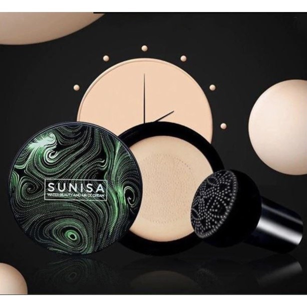 Bedak Glowing Tahan Lama Anti Air - Sunisa bedak glowing satu paket Sunisa bb cushion air