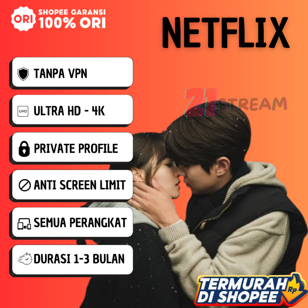 NETFLIX PREMIUM ULTRA HD-4K ORIGINAL RESMI BERGARANSI TANPA VPN ANTI HOLD PRIVATE PROFILE #5