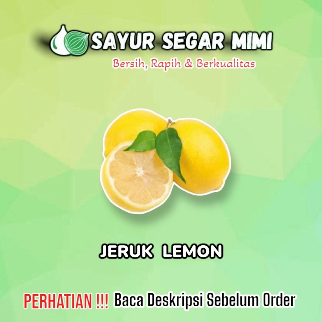 

Jeruk lemon 1KG - Sᴀʏᴜʀ Sᴇɢᴀʀ ɪᴍɪ