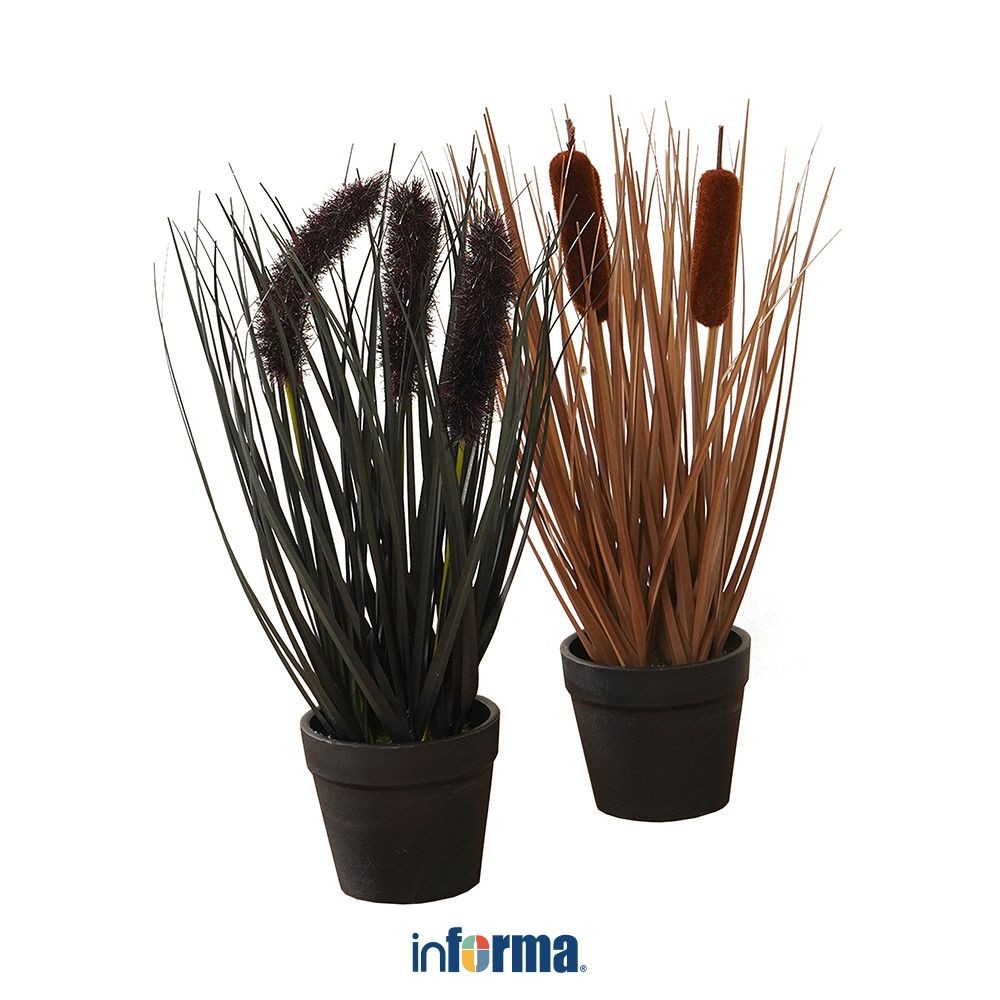 Informa Set 2 Pcs Dark Bunga Artifisial Mini - Mix Bunga Hias Cantik Sintetis Tanaman Artificial Paj