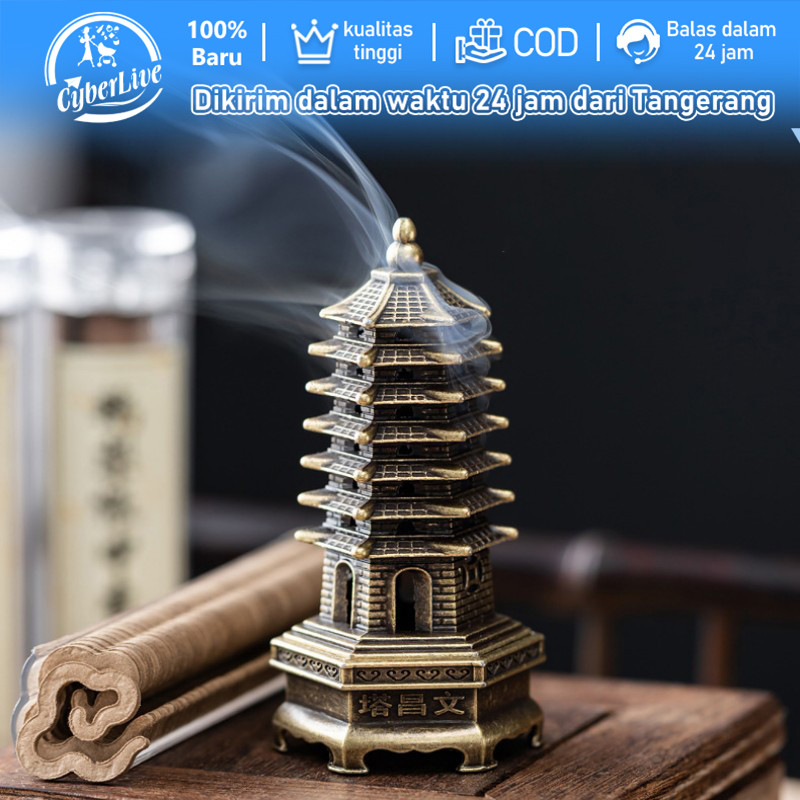 Tempat Arang Dupa Wadah Bakar Dupa Tempat Bakar Bukhur Mabkharah Bentuk Menara Kuno