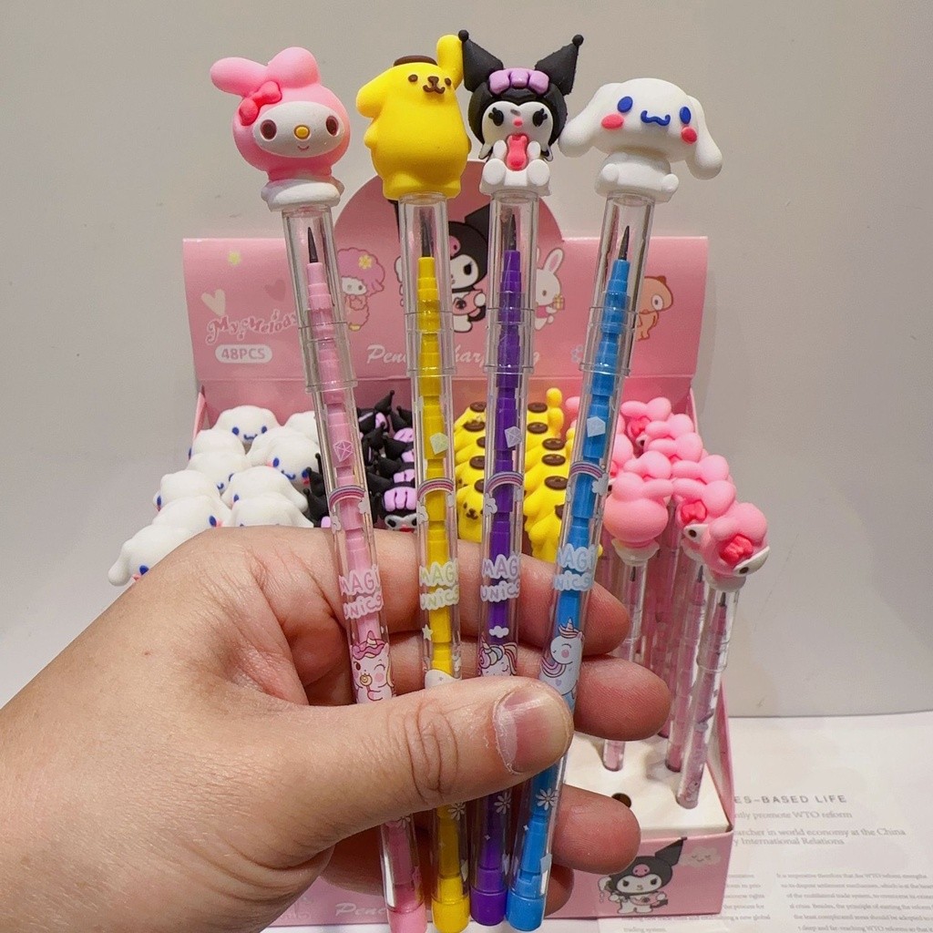 

(COD - 1PCS) Pensil Susun Lucu kuromi Spesial Harga Murah Pensil Bensia Karakter Favoritty - GF0276