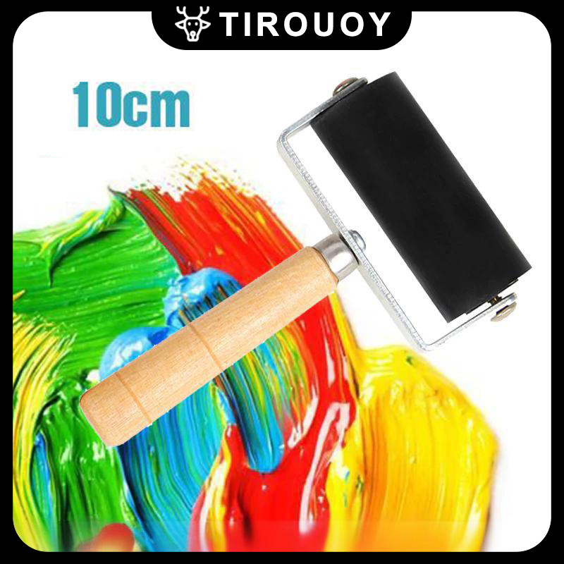 

Roller Karet Hard / Roll Grafis Wooden Handl/Roll Rubber /Untuk Printmaking