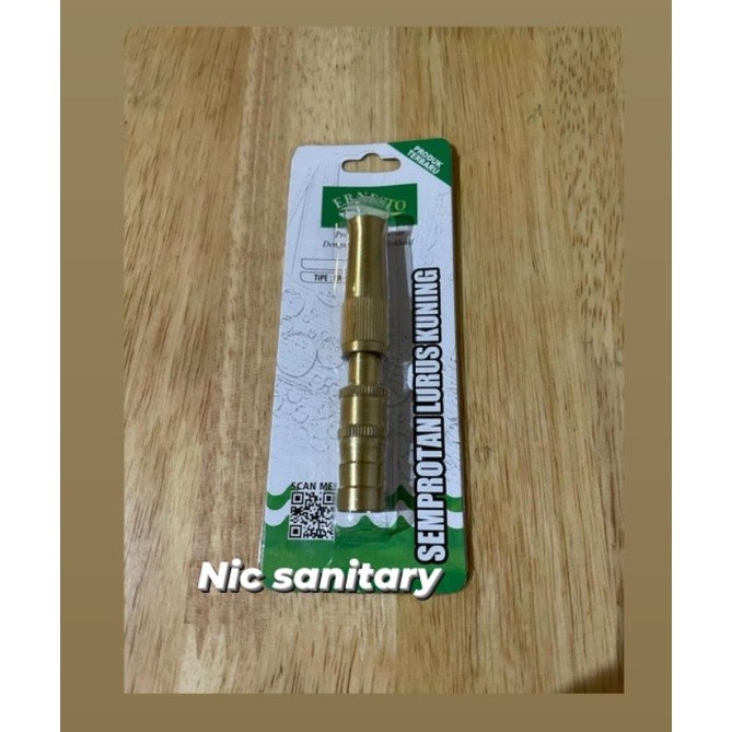 Semprotan air lurus kuningan ERNESTO / semprotan air putar kuningan