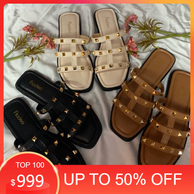 sandal dan sepatu murah Sintetis Hitam Fld Teplek Piramid nyaman dan trendy