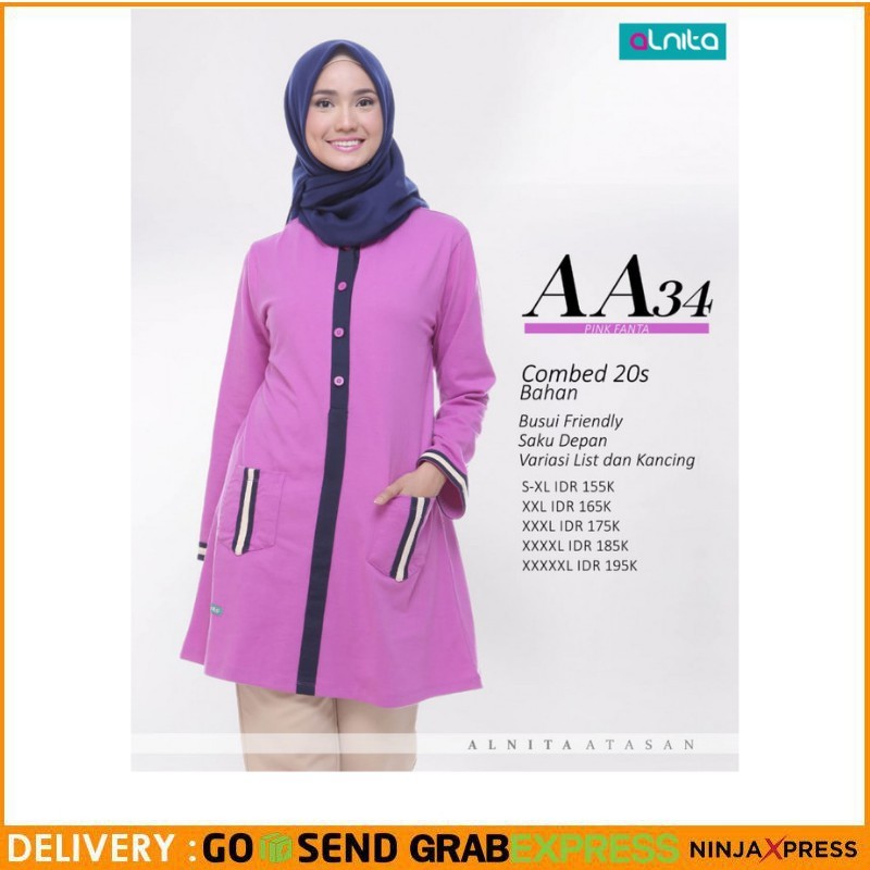 ATASAN ALNITA AA 34/ATASAN WANITA ALNITA/BLUS WANITA