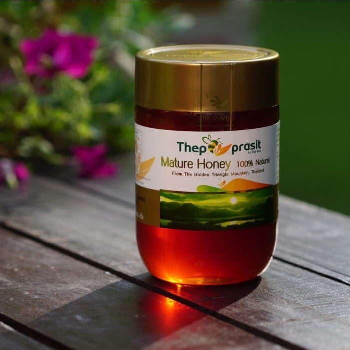 

Thep Prasit Mature Honey 100% Natural / Madu Thailand 600g ORIGINAL