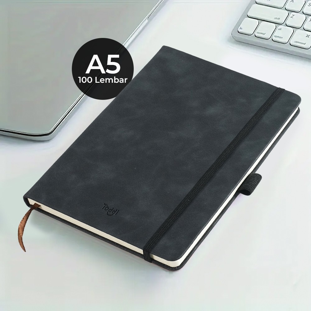 

Toddi Buku Jurnal Hardcover Notebook Diary 200 Halaman Grid A5 - LXY0133 - Black