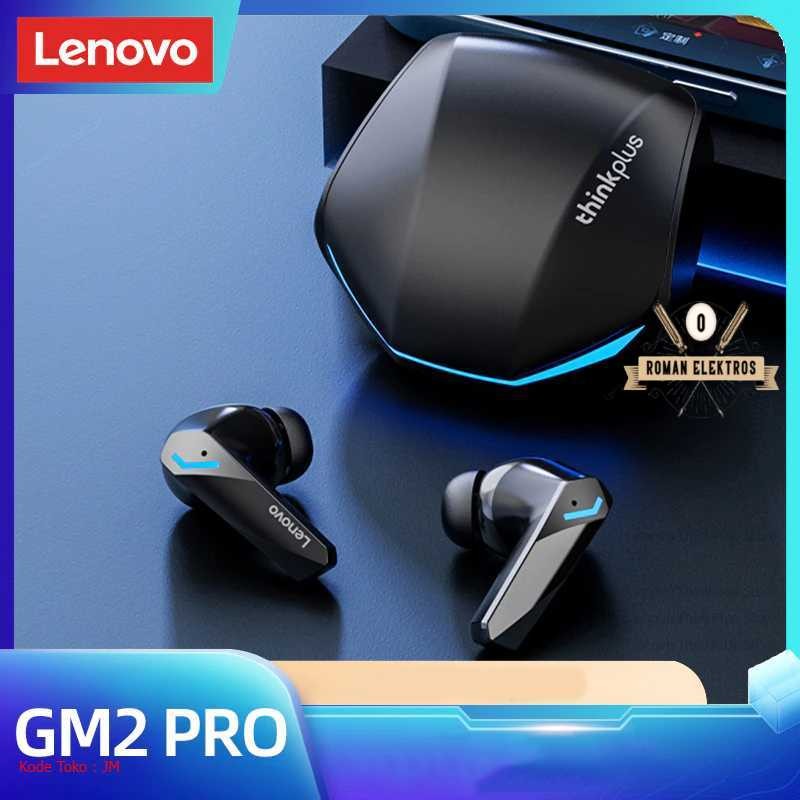 Lenovo ThinkPlus Earphone Bluetooth 5.3 TWS Gaming HiFi Low Latency - GM2 PRO | Produk Terlaris | Di