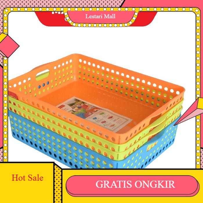 

COD Tempat File/Tempat Dokumen Stock Basket A4 Maspion - Orange
