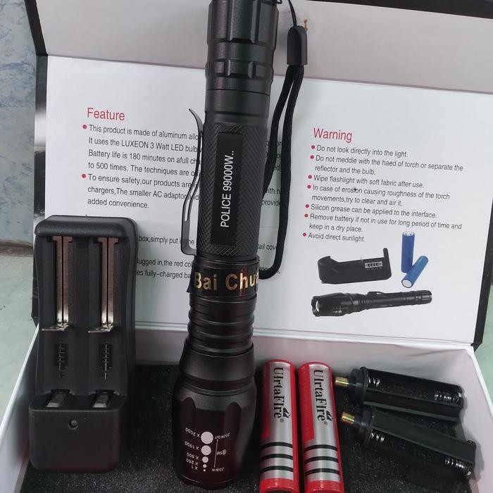 senter t6 police swat baichuan kode 8802 - swat police