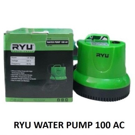 ryu rwp 100 ac water pump mesin pompa air celup