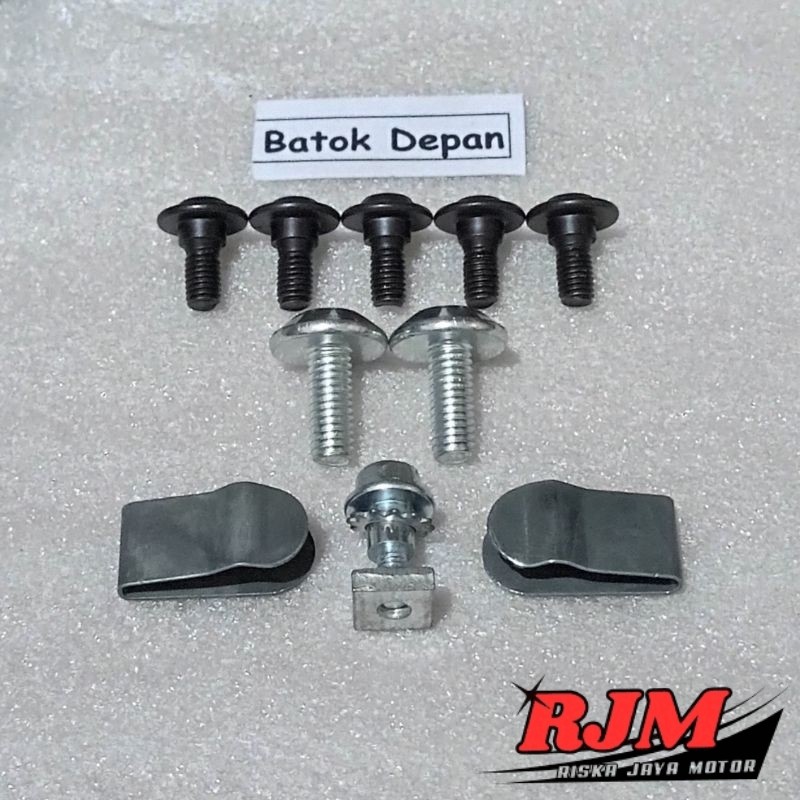 Baut Full Set Cover Bodi Body Batok Depan Honda Sonic 125 RS Old / Lama Karbu