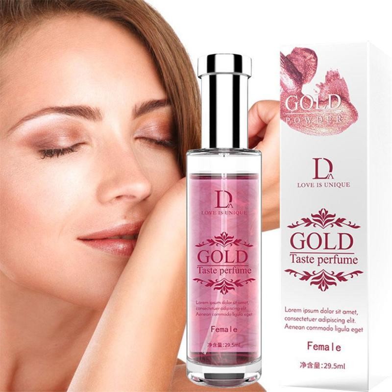 Gold Powder Pheromone Perfume 29.5ml Unisex Husband And Wife Flirt Seduction Perfume Adult Sex Toys 