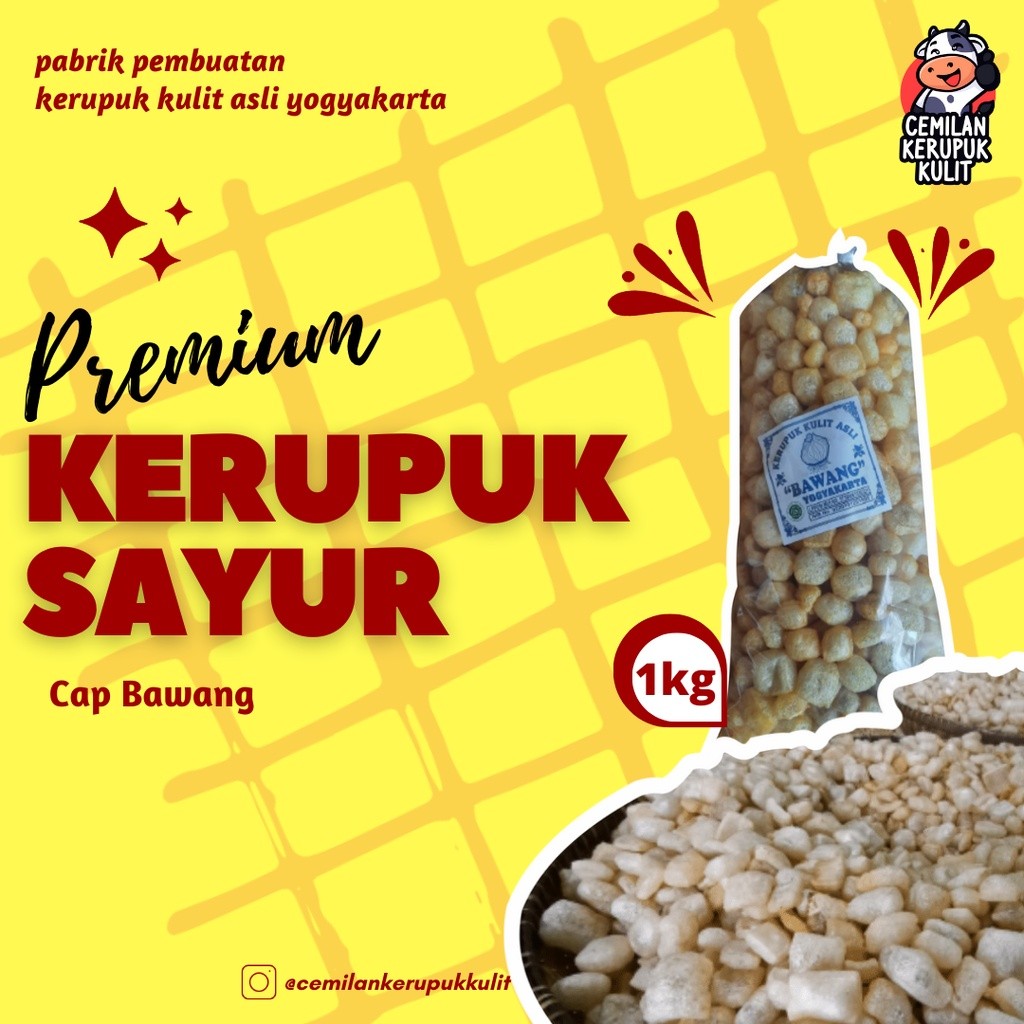

Kerupuk Kulit / Krecek / Gudeg /CAP BAWANG PREMIUM Kerupuk Kulit 1Kg / Kerupuk Kulit Jogja