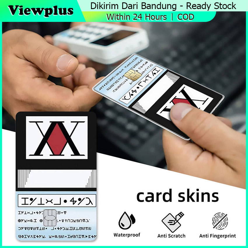 

Stiker Sticker Skin Kartu Card Atm Anime Hunter X Hunter Hologram