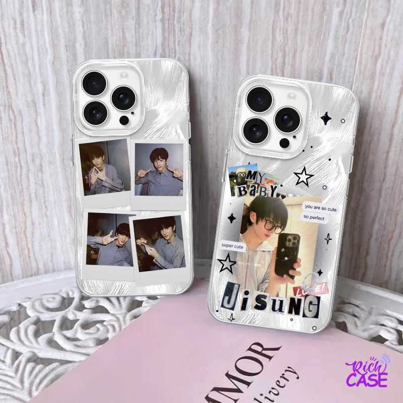 Casing For iPhone 15 14 13 12 11 Pro Max Plus iPhone 6 7 X XR XS MAX Plus Bling cartoon handsome kpo