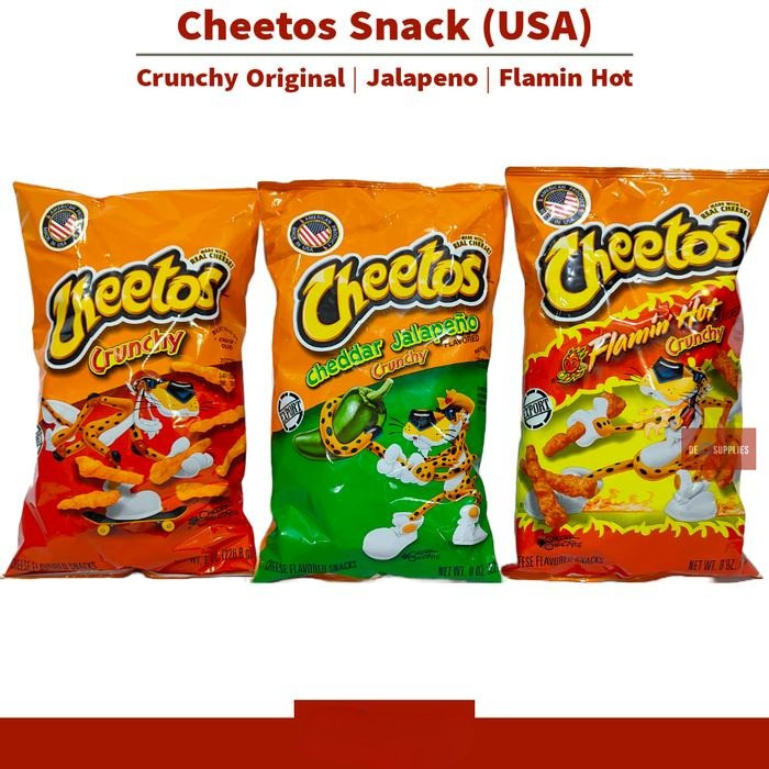 

Cheetos Crunchy Snack Import USA 226gr