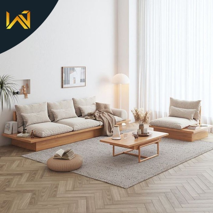 set sofa jati sofa tamu modern jati jepara