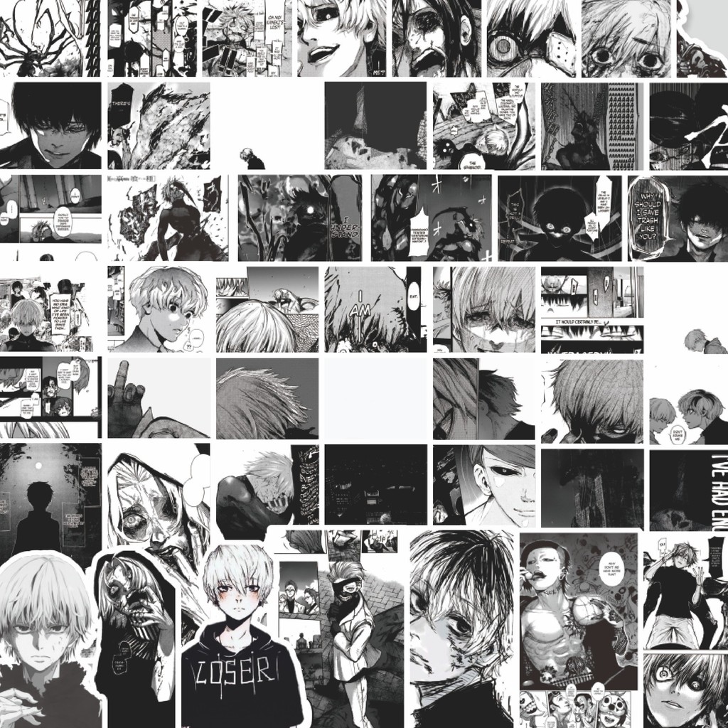 

Stiker Cutting Pack Pack Stiker Anime Tokyo Ghoul 2 Isi 100Pcs Series Aesthetic Lucu Keren Untuk Koper Bahan Vynil
