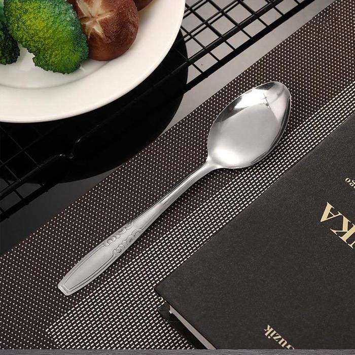 GRANDE 12 PCS SENDOK GARPU MAKAN STAINLESS STEEL LUSINAN TEBAL MURAH/PERALATAN DAPUR RUMAH TANGGA GR