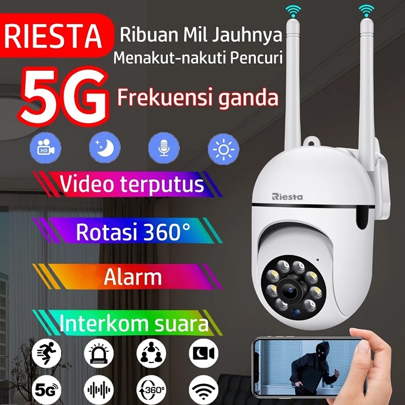 CCTV Wifi Mini 8MP Tersembunyi Tanpa Kabel Kamera CCTV Outdoor Full HD IP Camera Waterproof IP67