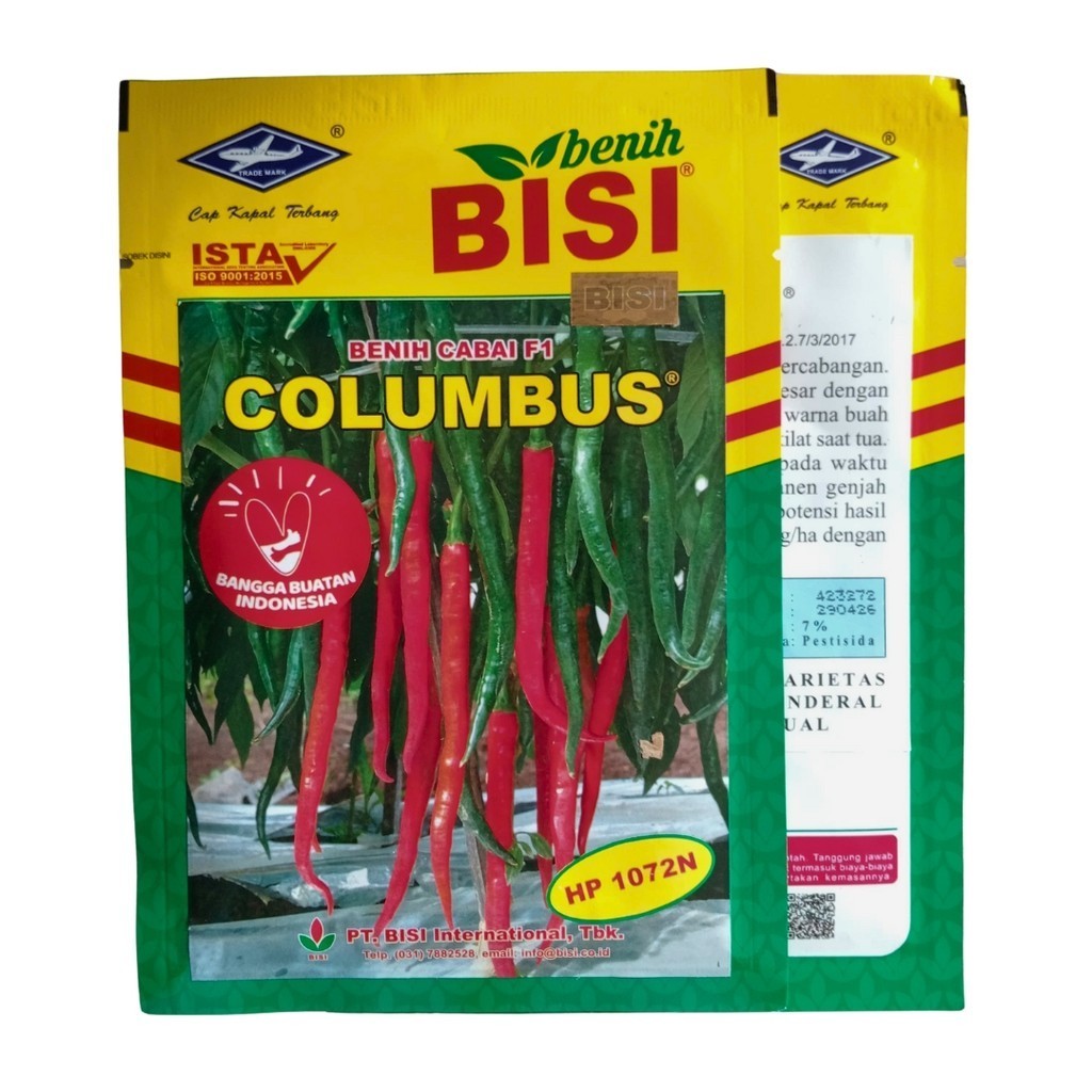 Benih Cabe Columbus F1 10gr Buah Besar Panjang dan Lentur