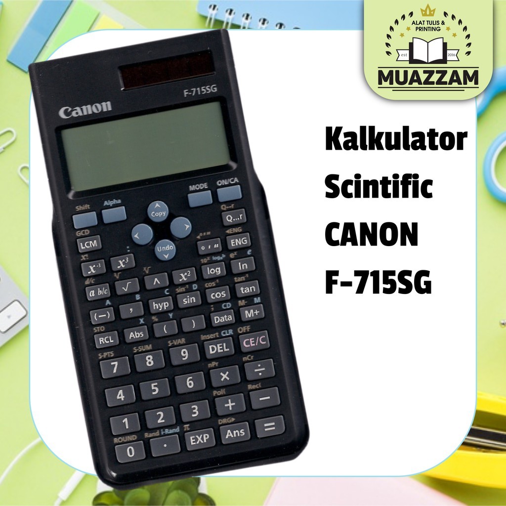 

Kalkulator Sekolah / Kuliah CANON F-715SG